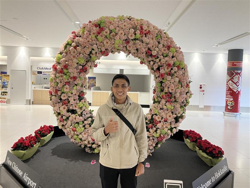 インドネシア技能実習生１名（製造）が入国しました！